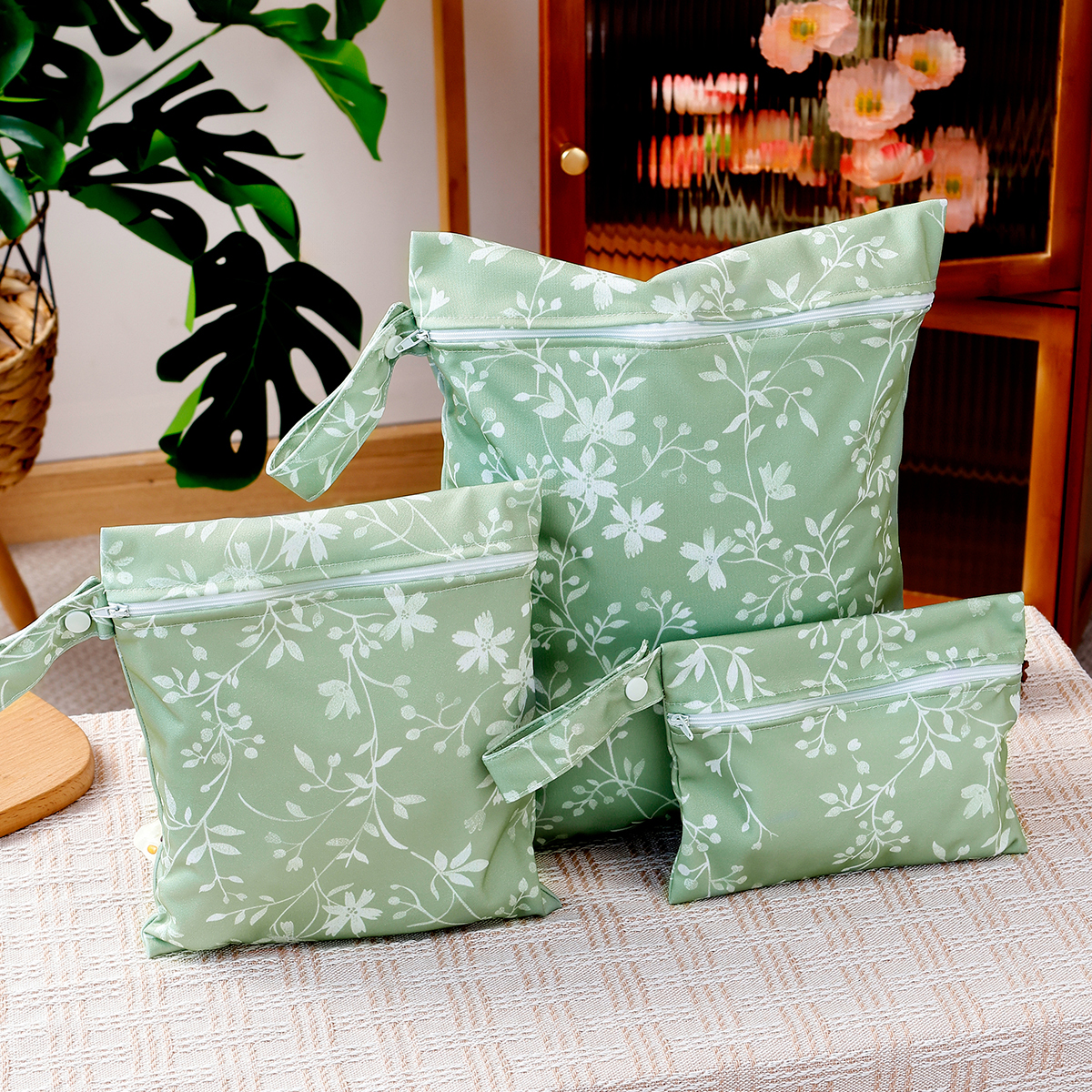 Backpack Diaper Bag - HappyFlute 3Pcs Waterproof Reusable Diaper Cover