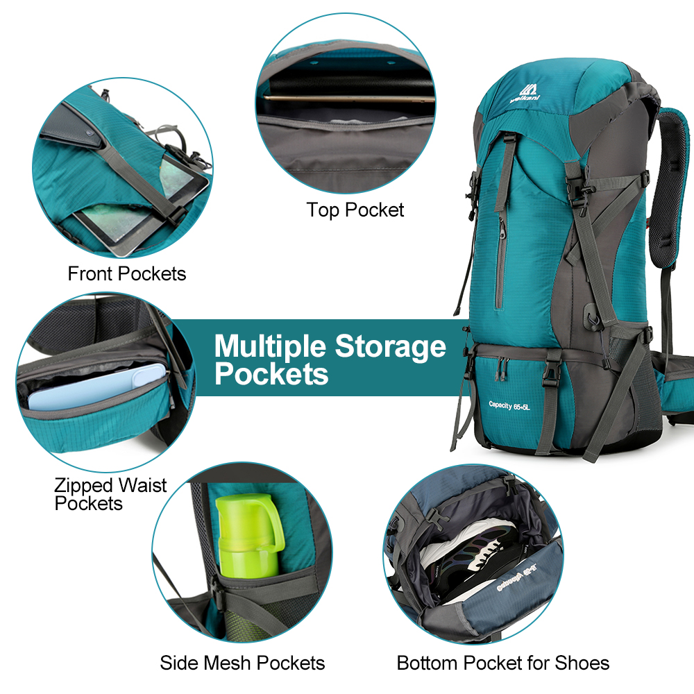 70L Travel Backpack Hiking Bac - Rain Cover Backpack review and price