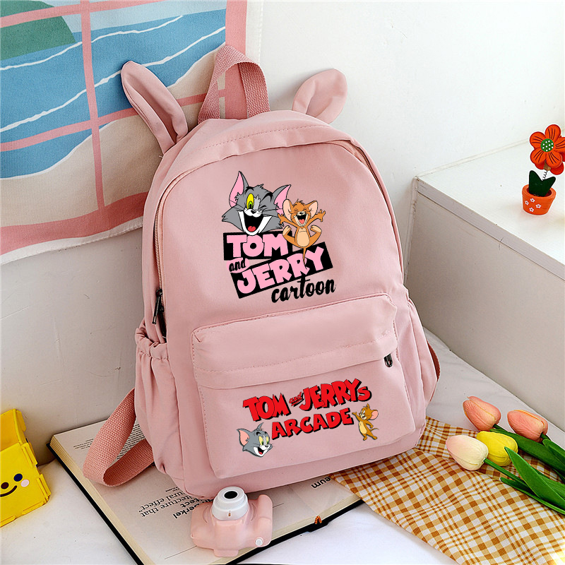 Tom and Jerry Cute School Bag  - School Backpack Teen review and price
