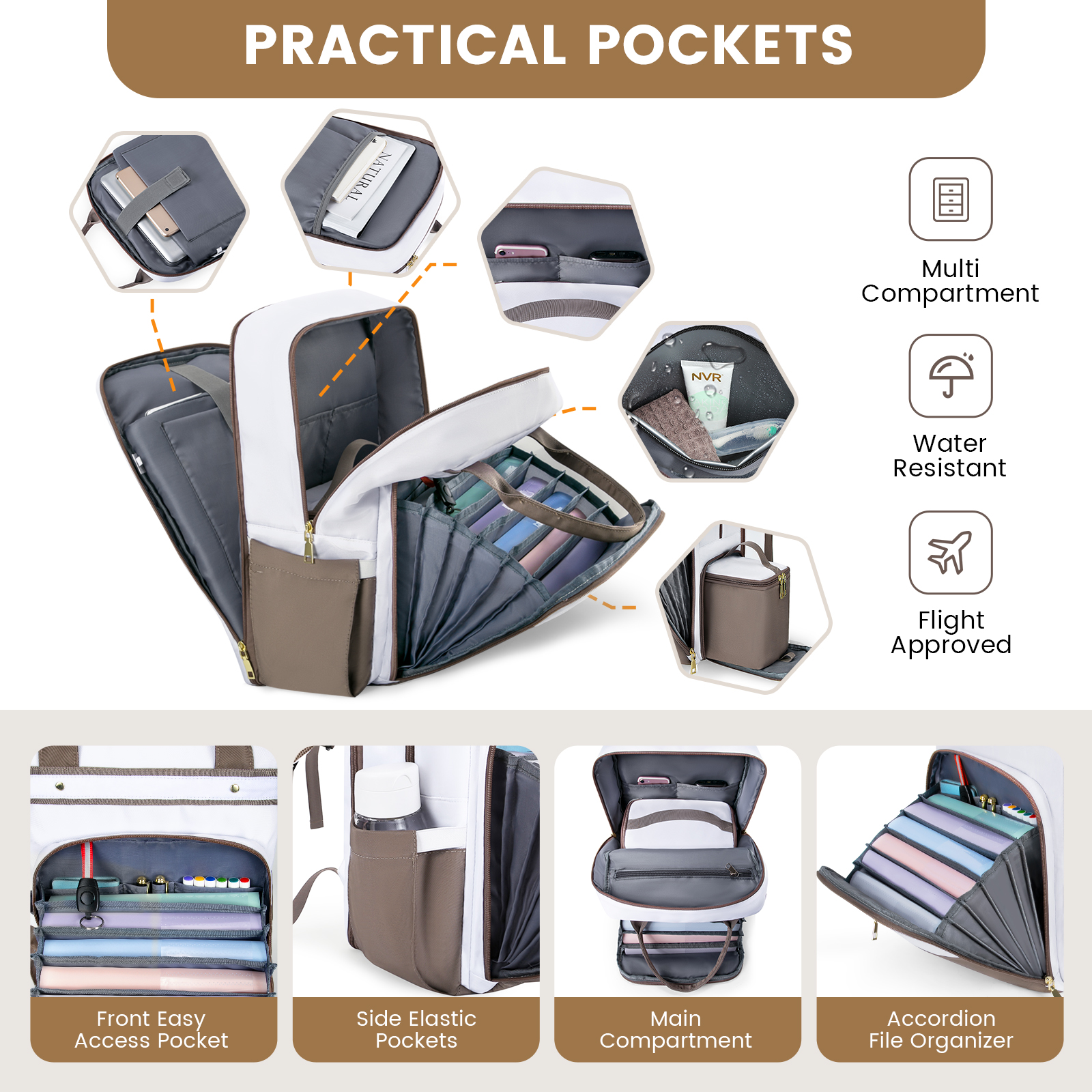 Teacher Backpack with Lunch ba - Laptop Backpack 15.6 review and price