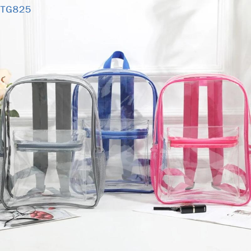 【AN】【AN】Transparent PVC Outdoo - Canvas Backpack Casual review and price