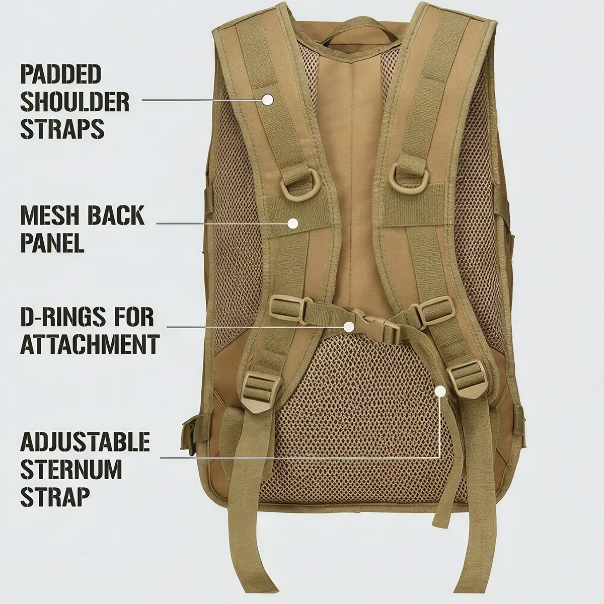 35L Gym Training Backpack for  - Rucksack Military Style review and price