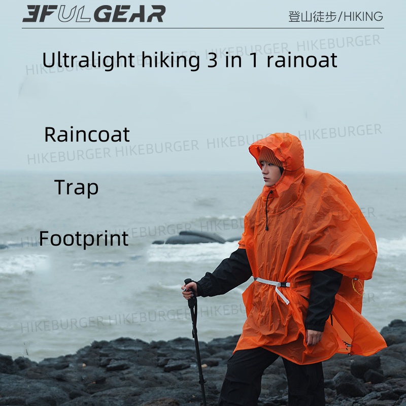 3F UL GEAR 3 in1 Rain Poncho O - Rain Cover Backpack review and price