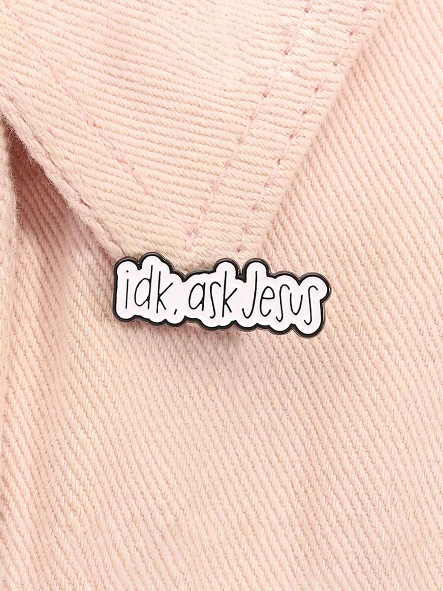1pc 'Idk, Ask Jesus' Enamel Pi - Fashion Backpack Women review and price