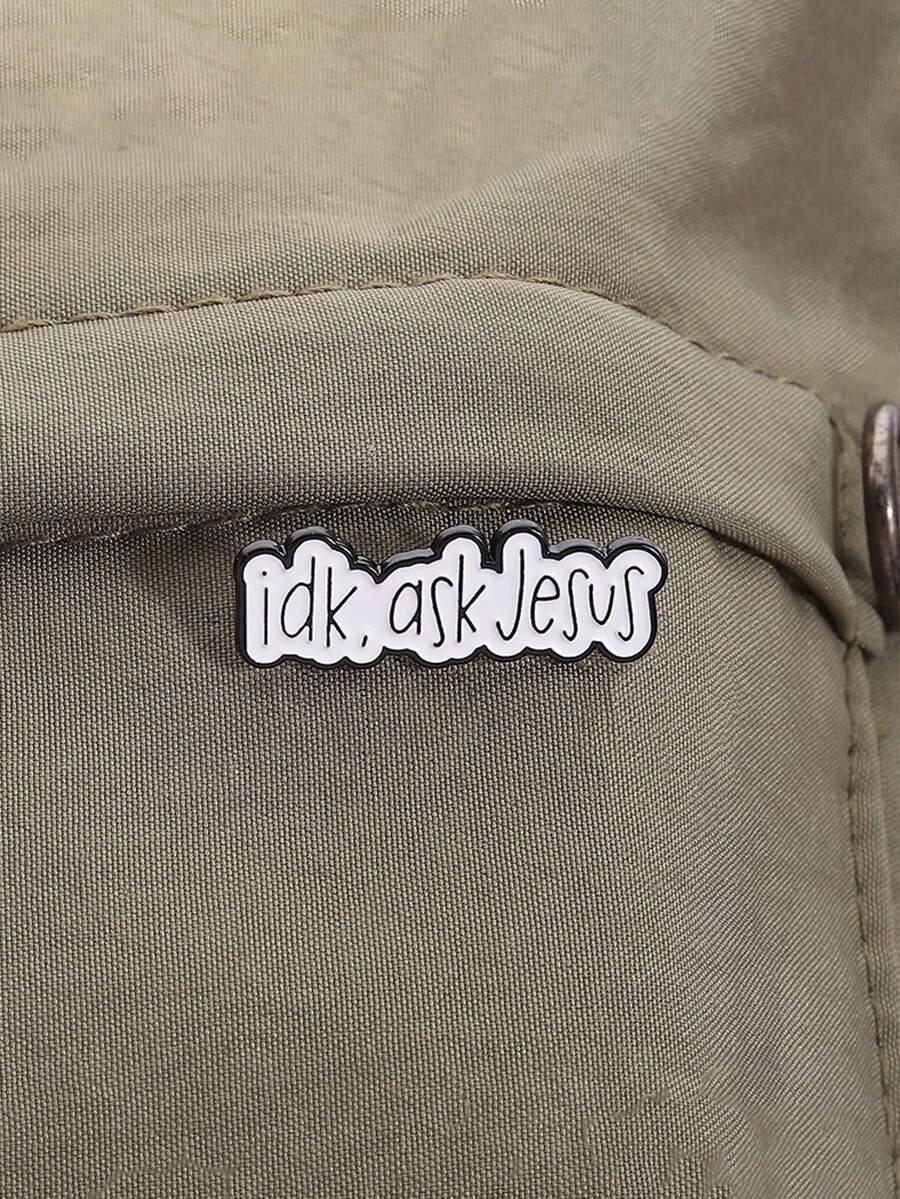 1pc 'Idk, Ask Jesus' Enamel Pi - Fashion Backpack Women review and price