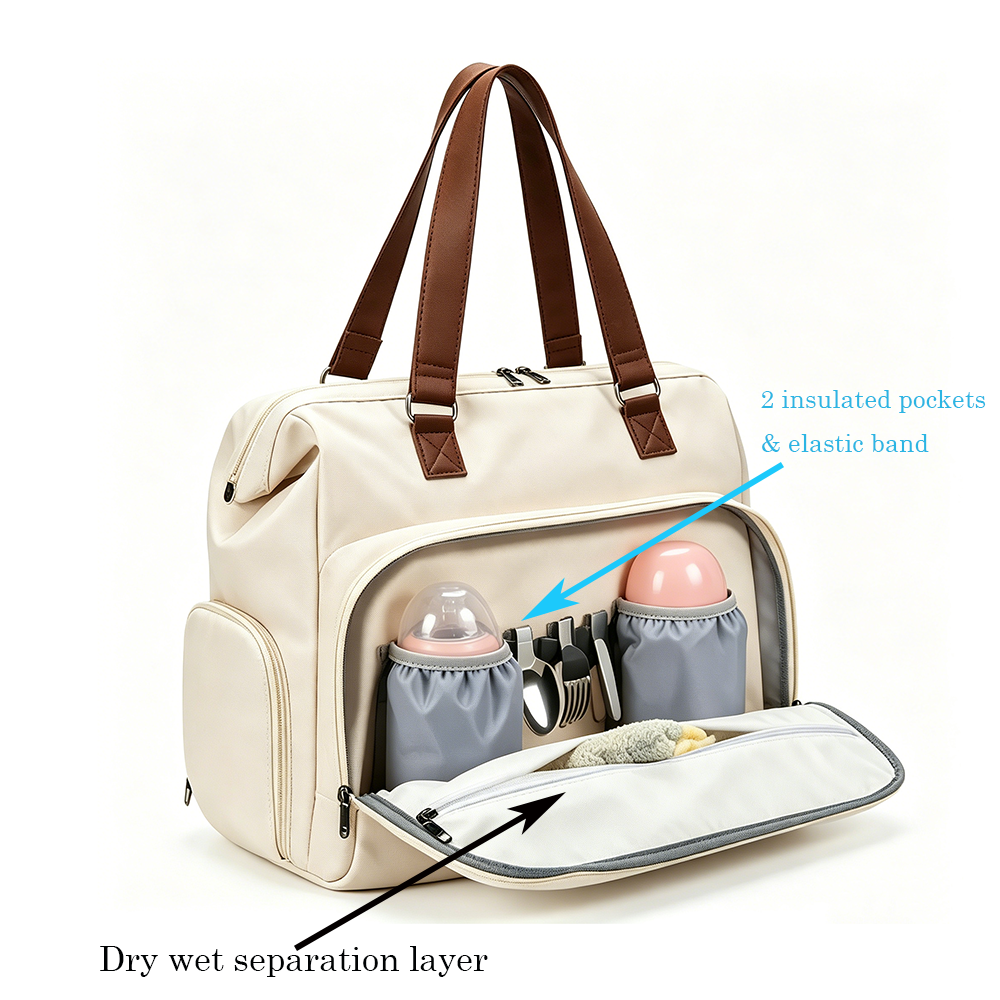 Large Capacity Diaper Bag Momm - Backpack Insert Organizer review and price