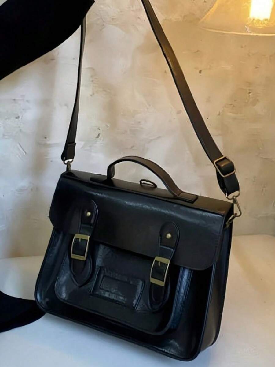 Retro British Style Satchel Ba - Leather Backpack Vintage review and price
