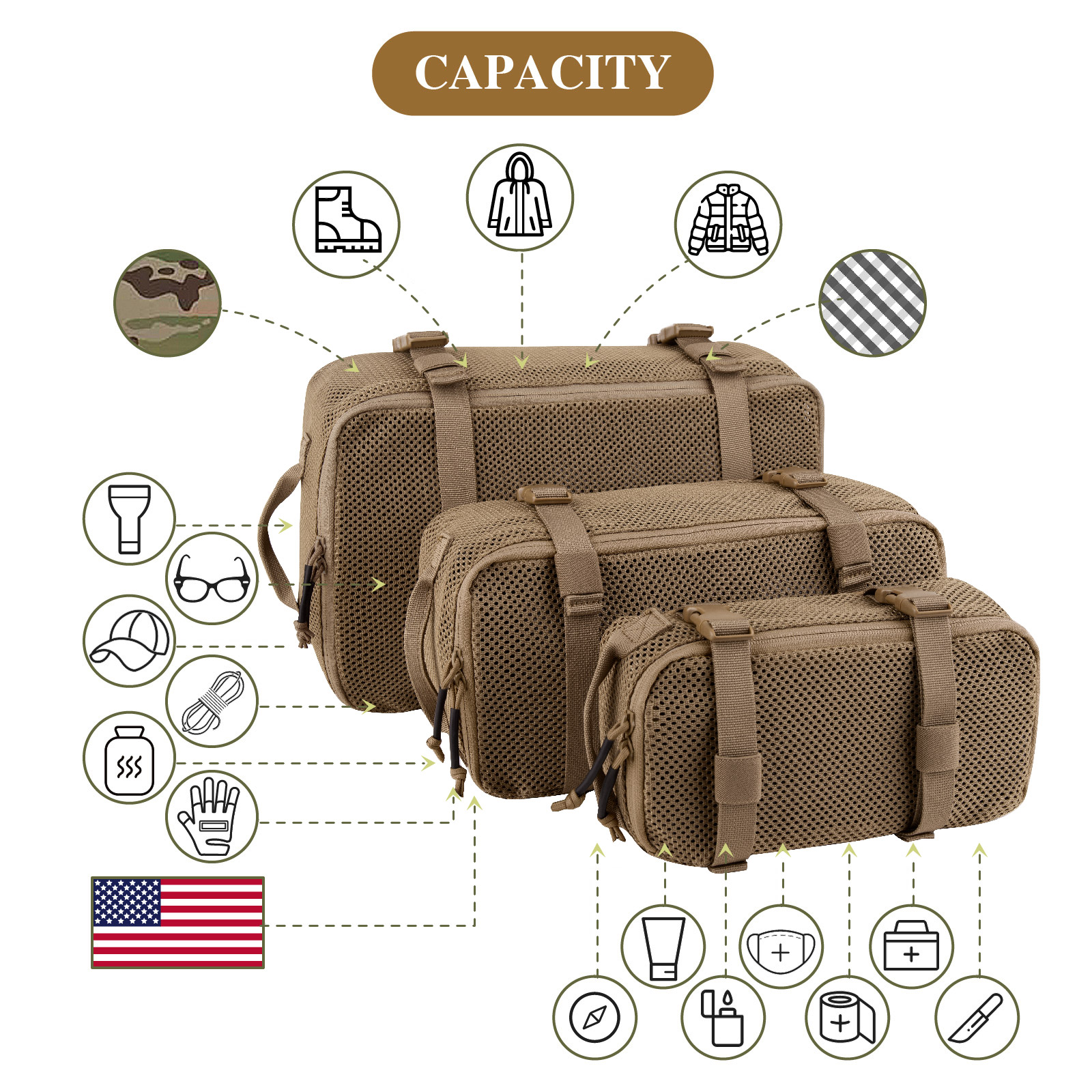 KRYDEX Tactical Modular Pouch  - Backpack Insert Organizer review and price