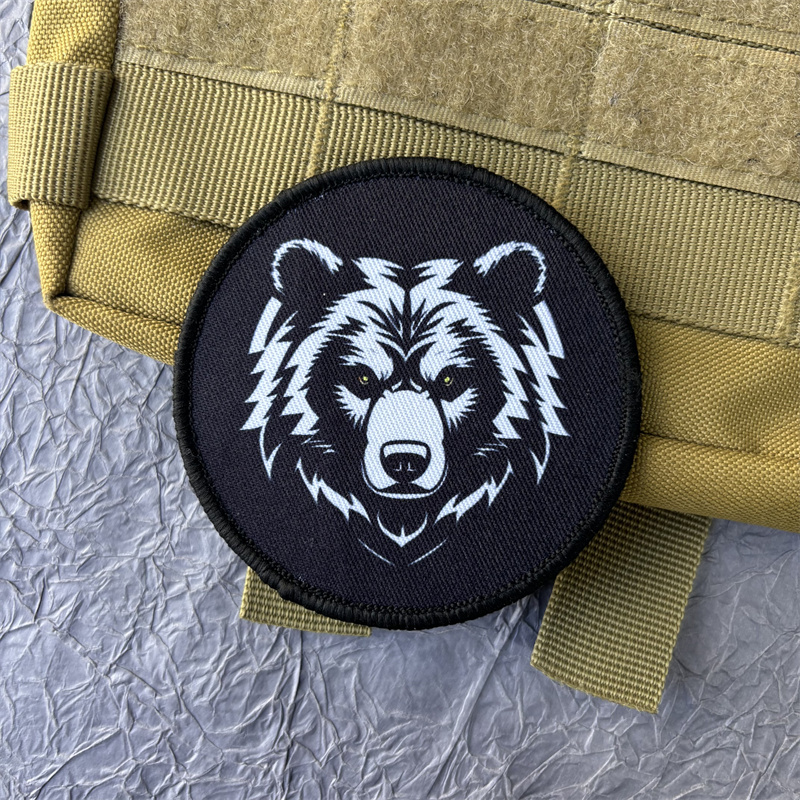 Black Bear Printed Patch on Cl - Urban Backpack Tactical review and price