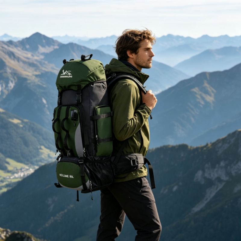 90-liter waterproof hiking bac - Rucksack Military Style review and price
