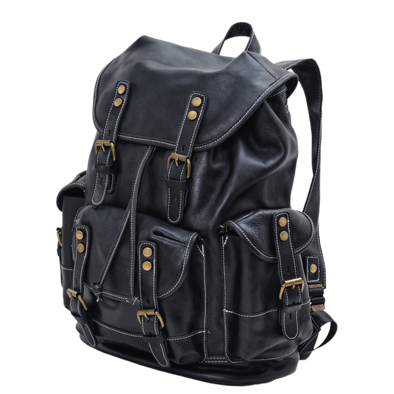 European and American vintage  - Leather Backpack Vintage review and price
