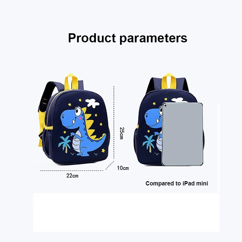 Cartoon Cute Dinosaur Printed  - School Backpack Teen review and price