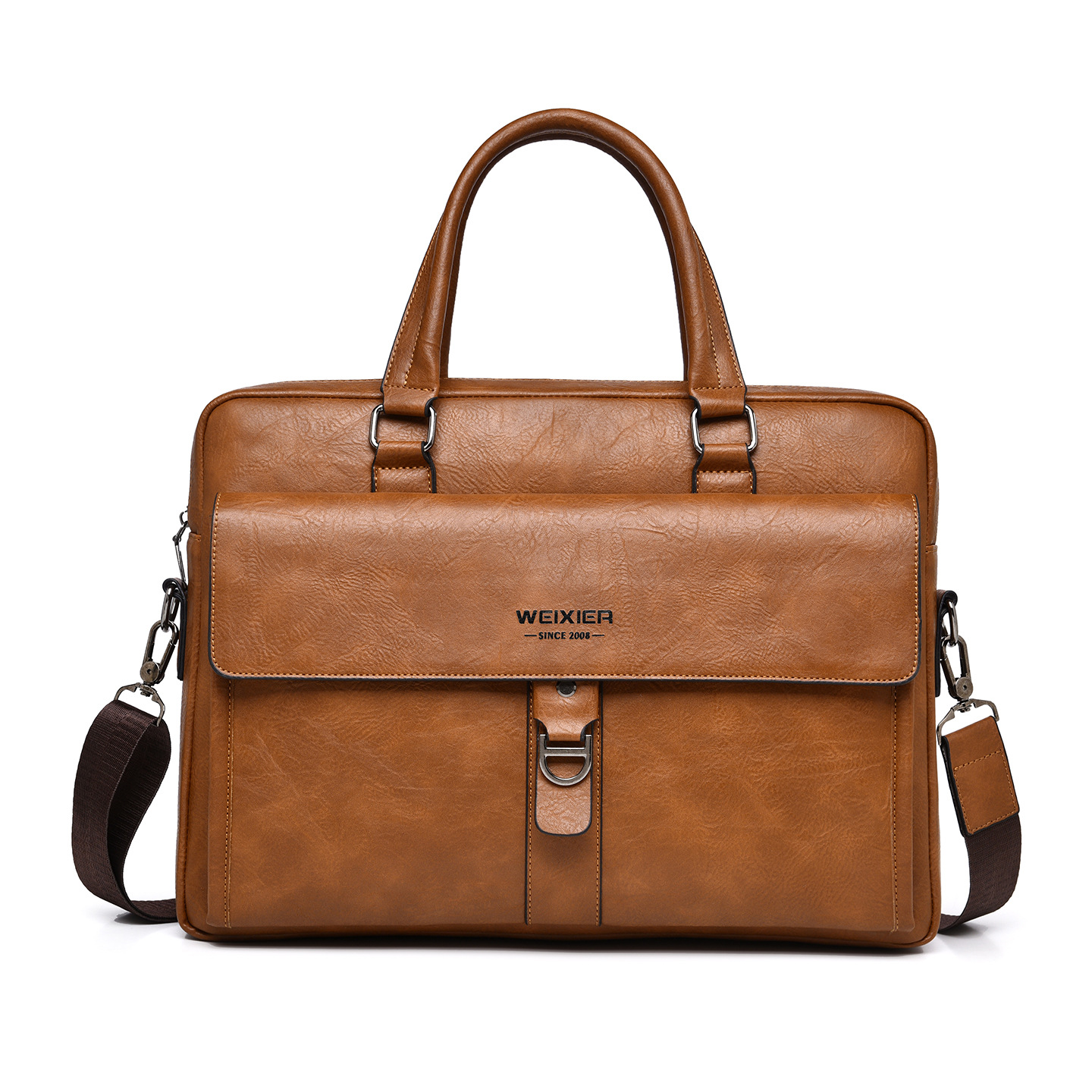 Vintage Dark Brown PU Leather  - Laptop Backpack 15.6 review and price