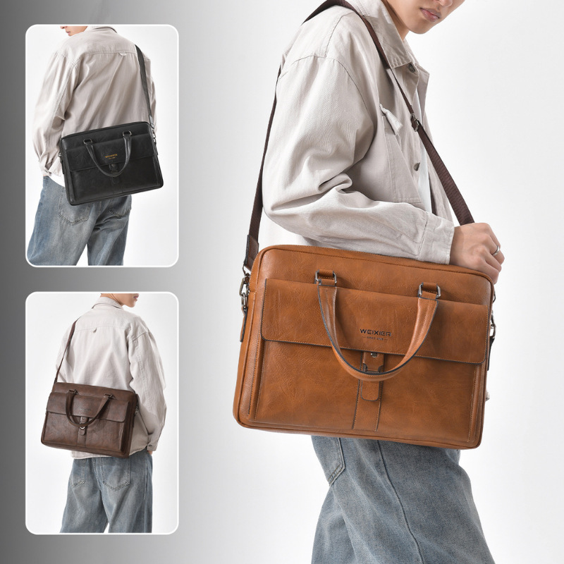 Vintage Dark Brown PU Leather  - Laptop Backpack 15.6 review and price