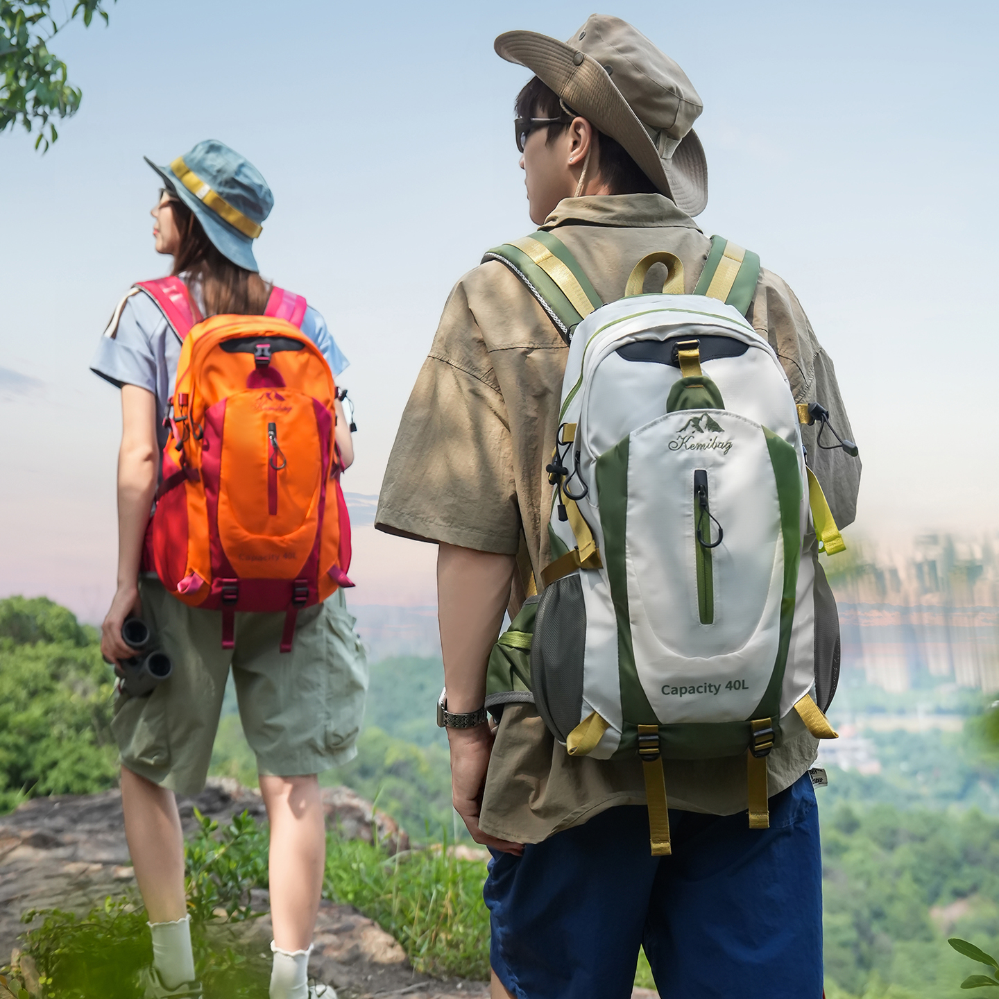 Mountain-inspired color-block  - Hiking Backpack Waterproof review and price