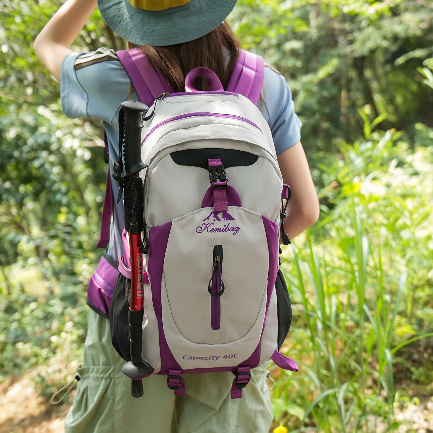 Mountain-inspired color-block  - Hiking Backpack Waterproof review and price